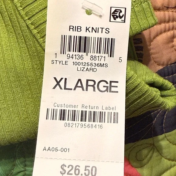 INC International Concepts Women's Light Green Ribbed Tank Top - Picture 3 of 6